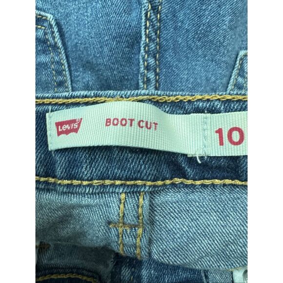 Levi’s Girls Boot Cut Jeans Size 10 Regular - Picture 5 of 7